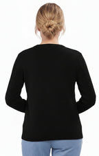 Cable-Knit Button Cardigan