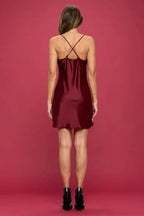 Heavy Satin Bias Slip Dress