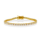 Moissanite Tennis Bracelet — 3mm Vermeil