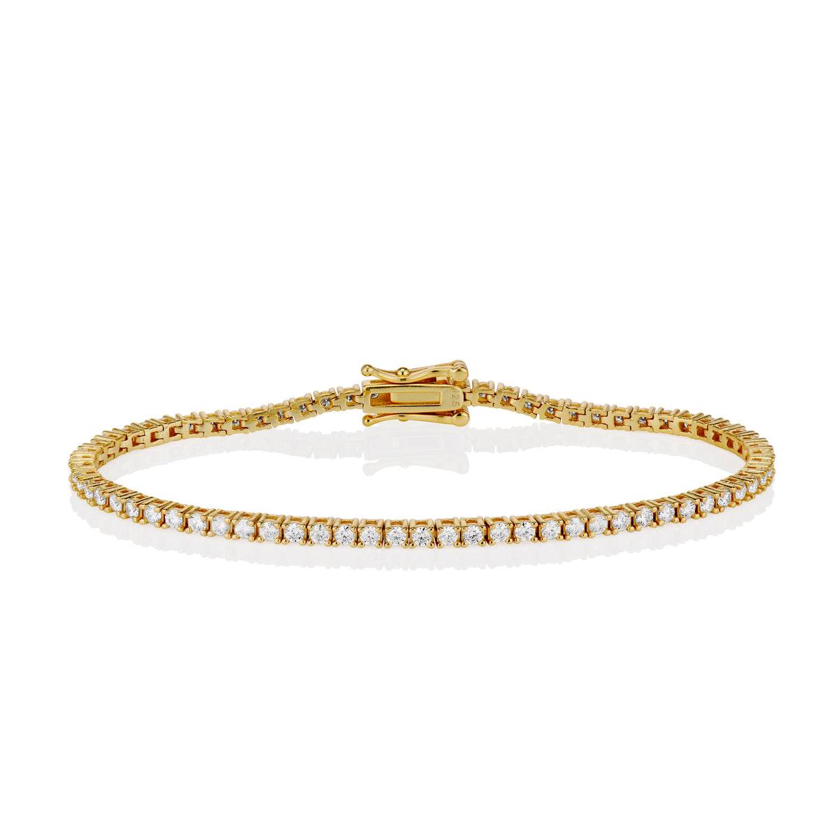 Moissanite Tennis Bracelet — 2mm