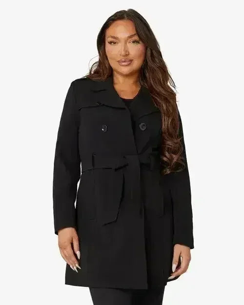 Lightweight Double-Breasted Trench