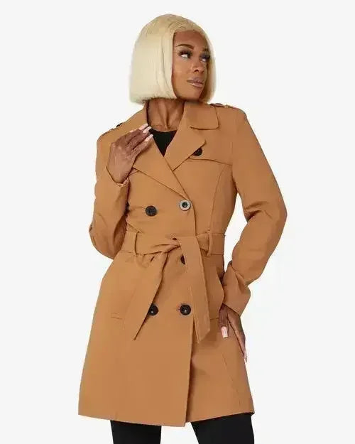 Lightweight Double-Breasted Trench
