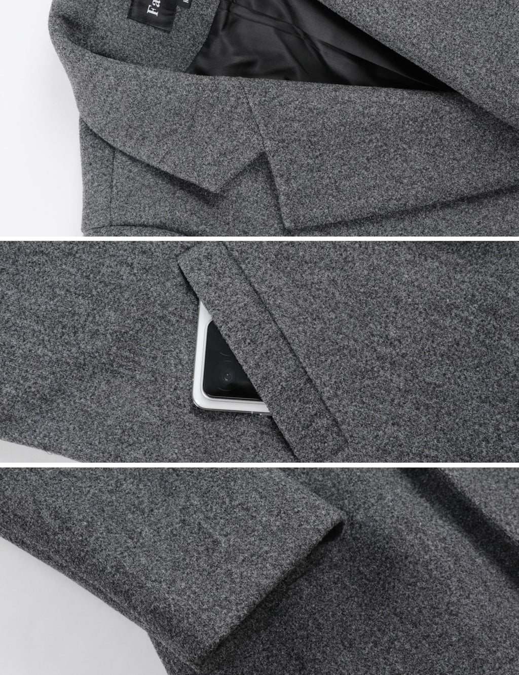Wool-Blend Double-Breasted Pea Coat