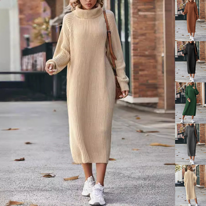 Turtleneck Sweater Dress