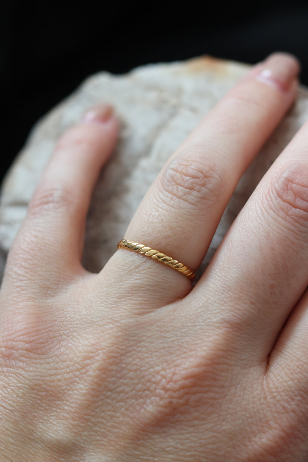 Twisted Stacking Ring