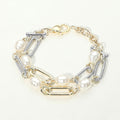 Pearl Link Chain Bracelet