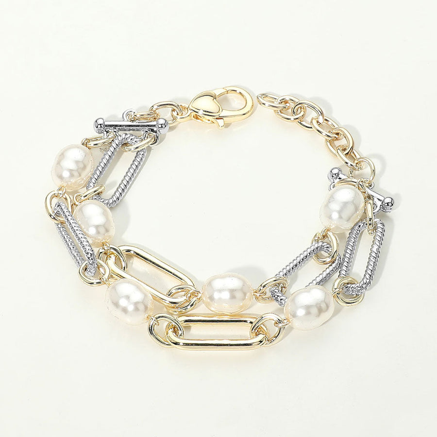 Pearl Link Chain Bracelet
