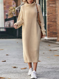 Turtleneck Sweater Dress
