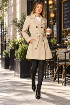 Lightweight Double-Breasted Trench