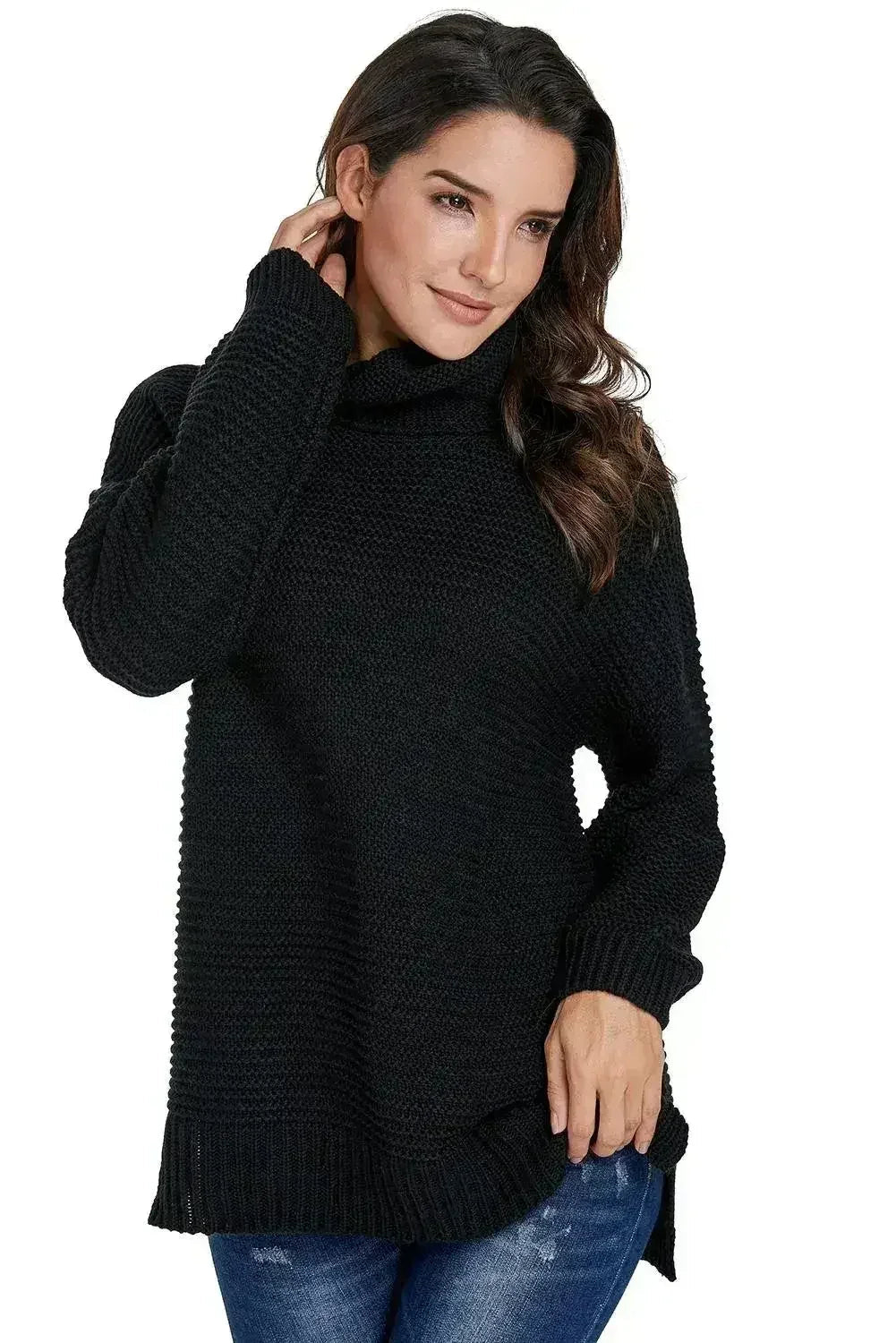 Cozy Black Turtleneck