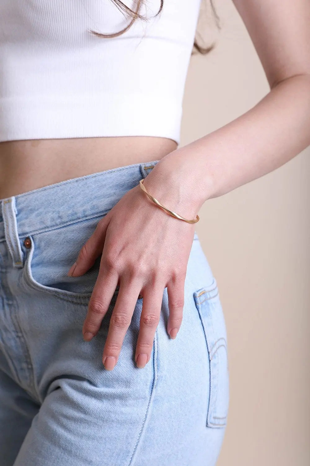Matte Twist Cuff