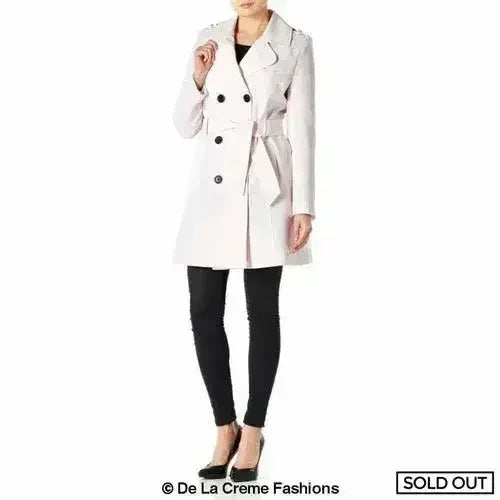Lightweight Double-Breasted Trench